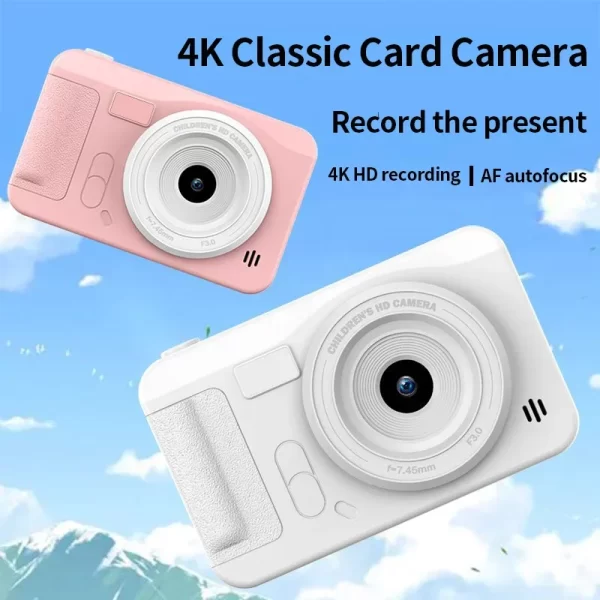 Cámara Digital 4K de 44 megapíxeles, fotografía de alta definición, cámara de Selfie de viaje, nivel de entrada, pequeña, estudiantes, Campus - Imagen 2