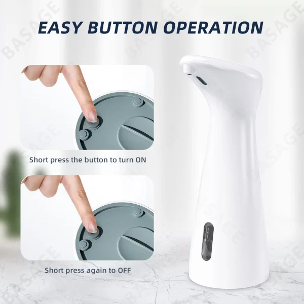 Dispensador de jabón automático con Sensor, pieza de mano inteligente de alta calidad, Abs, impermeable, para Baño - Imagen 5