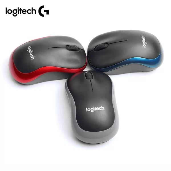 Ratón Logitech  inalámbrico M185 para PC/portátil, dispositivo de 2,4 GHz, USB, 1000DPI, 3 botones, silencioso, para videojuegos