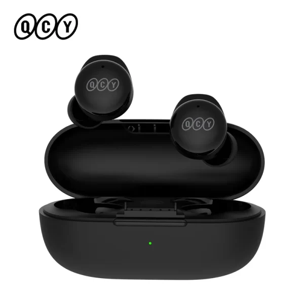 Auriculares QCY  inalámbricos T17, cascos con Bluetooth BT5.1, HIFI, Control táctil, modo de baja latencia, ENC, modo de reposo largo, 26H