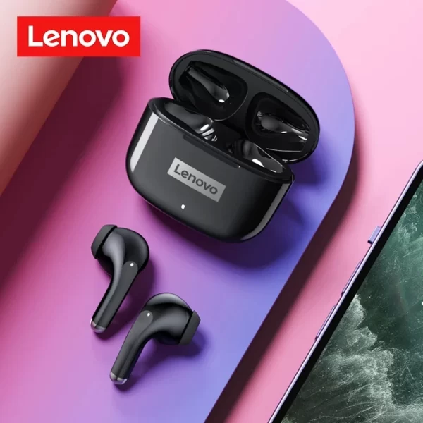 Auriculares Lenovo inalámbricos LP40 Pro TWS, cascos deportivos con Bluetooth 5,1, reducción de ruido, Control táctil, 250mAH, originales - Imagen 5