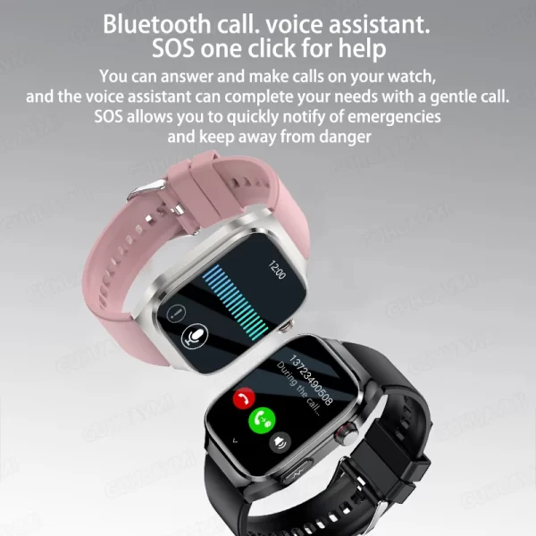 Reloj inteligente Xiaomi deportivo para hombre, pulsera con llamadas, Bluetooth, ECG + PPG, control del azúcar en sangre y ácido úrico, novedad de 2024 - Imagen 5