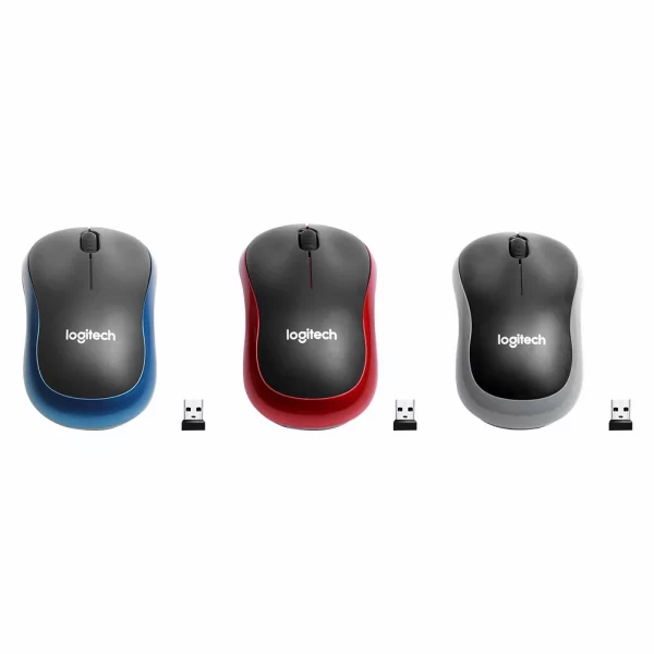 Ratón Logitech  inalámbrico M185 para PC/portátil, dispositivo de 2,4 GHz, USB, 1000DPI, 3 botones, silencioso, para videojuegos - Imagen 3