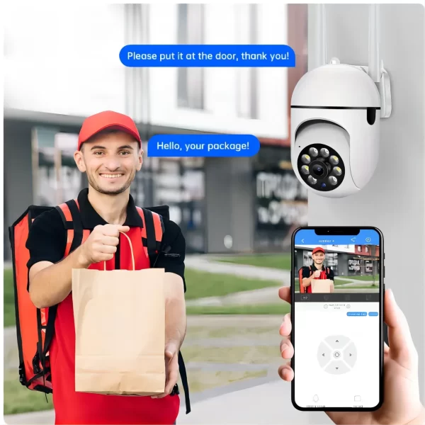 cámara WiFi  JOOAN de 3MP, cámara IP PTZ para el hogar, Audio nocturno a Color, cámara de vigilancia inalámbrica, seguimiento automático, cámara CCTV de seguridad - Imagen 5