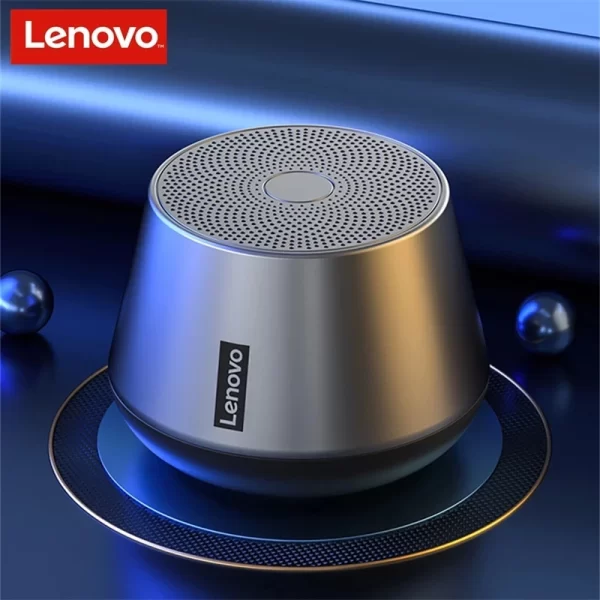 Altavoz Lenovo Bluetooth inalámbrico portátil K3pro, altavoz estéreo envolvente metálico para exteriores, resistente al agua, Original