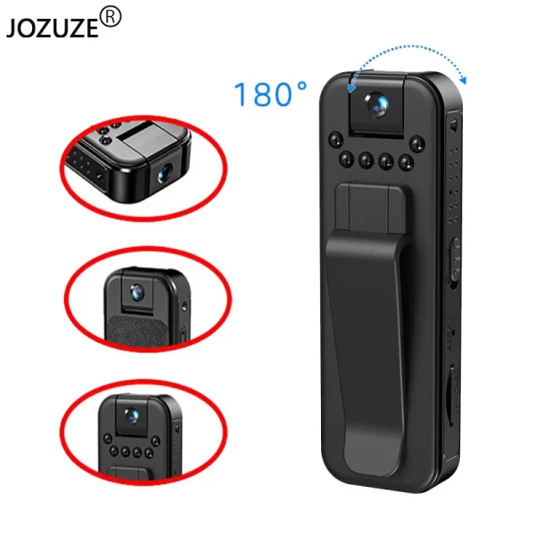 Minicámara portátil JOZUZE MD13 HD 1080P, grabadora de vídeo Digital pequeña, cuerpo de policía, visión nocturna infrarroja, videocámara en miniatura - Imagen 2