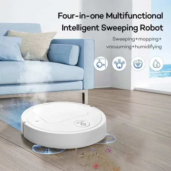 Aspiradora Robot Xiaomi MIJIA de barrido 5 en 1, mopa y aspira, limpieza fuerte, purificación de aire, pulverizador, humidificación, Robot inteligente - Imagen 2