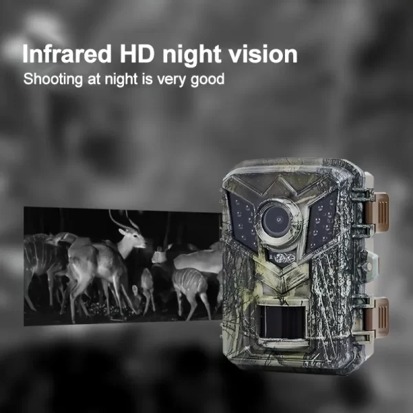 MINICAMARA CAZA HD con visión nocturna infrarroja, Monitor de Vida Silvestre, resistente e impermeable, 940nm - Imagen 2